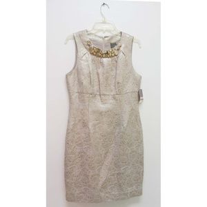 Taylor Gold Dress Size 10 New with Tags!